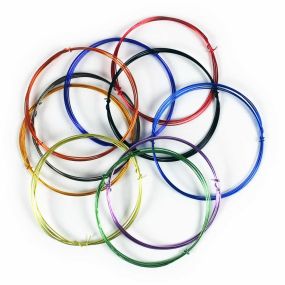 Enamelled Coloured Wire Bag 10 x 1m random colours | Creative Activity