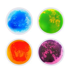 Round Liquid Floor Tiles 50x50cm 4 Colours | Creative Activity