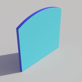 Causeway Curved Wall Panel W90cm