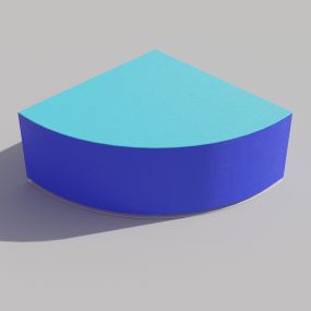 Causeway Quadrant Podium  90x90cm Plain| Multi-Sensory Environments | Creative Activity