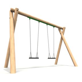 Timber Swing Range - 2 Flat Seats