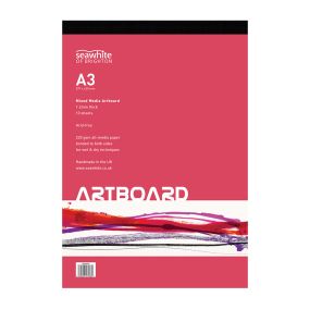 A3 Art Board Pad 10 sheets 220gsm all-media faced boards | Creative Activity