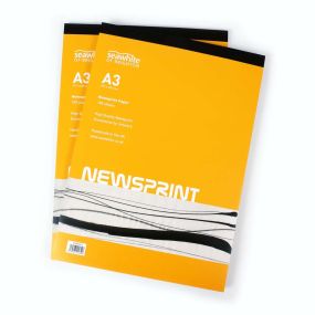 A3 Newsprint Pad 100 sheets of newsprint | Creative Activity