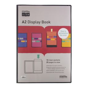 A2 Display Book 10 clear pockets | Creative Activity