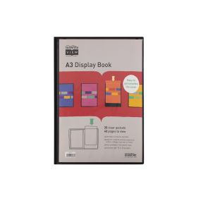 A3 Display Book 20 clear pockets | Creative Activity