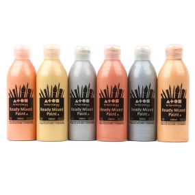 Metallic Ready Mixed Paint pk6 | Creative Activity