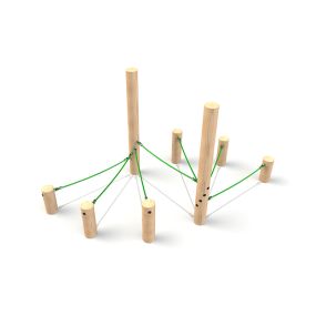 Shimmy Ropes Trim Trail  | Creative Activity