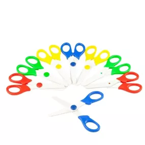 All Plastic Safety Scissors pk8 | Creative Activity