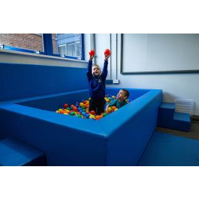 Four Sided Free Standing Ball Pool H90 x 290cm Square | Creative Activity