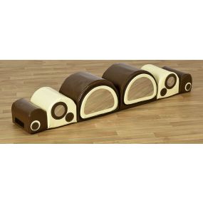 Caterpillar Mirror Bumps Play Set Natural | Creative Activity