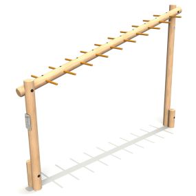 Sloping Monkey Bar Log | Creative Activity