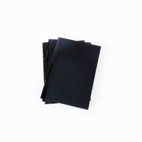 A5 Portrait Starter Sketchbook Laminated Black Cover 40 pages 140gsm  | Creative Activity