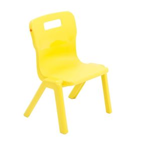 Titan One Piece Chairs Yellow Seat height 260mm