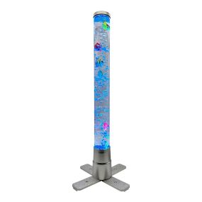 Table Top Bubble Tube with Fish 60cm