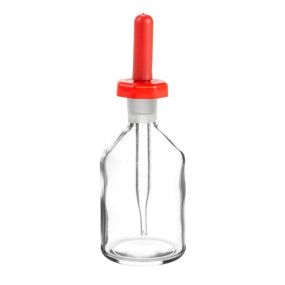 Bottles, Dropping, Clear Glass, PolyStop with glass dropper, 30ml (Pack of 6 )