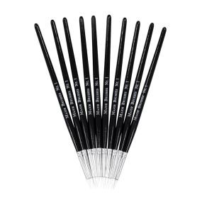 Synthetic Sable Round Tip Size 1 - Pack of 10 | Educational Resources | Creative Activity