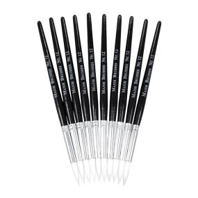 Synthetic Sable Round Tip Size 12 - Pack of 10 | Educational Resources | Creative Activity