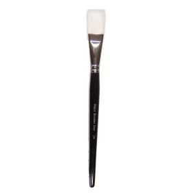 One Stroke White Synthetic Sable Brushes 18mm - pack of 10 | Creative Activity