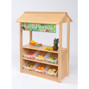 Shop Canopy with Angled Tidy with Trays | Creative Activity