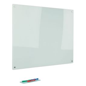 White Magnetic Glass Writing Boards W1200 x H1200mm | Creative Activity
