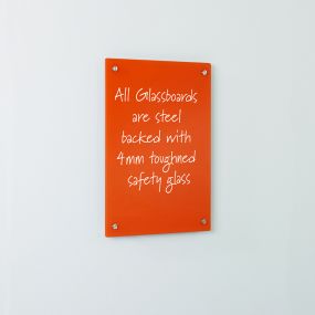 Coloured Glass Information Board W450 x H600mm | Creative Activity