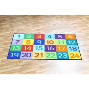 Rainbow Numbers Carpet (1-24) | Creative Activity