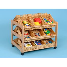 Double-sided Tidy Trolley with Baskets | Creative Activity