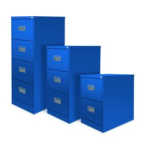 Lugano Premium Coloured Filing Cabinet 3 drawer -1009mm high | Creative Activity