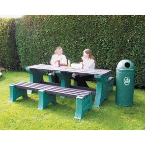 Stone Effect Premier Bench (Without Back) 3 Seater | Creative Activity