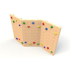 Zig-Zag Traverse Wall