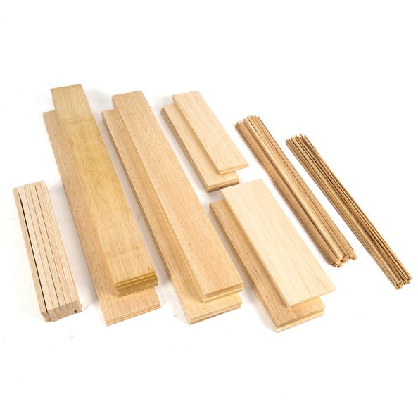 Assorted Balsa Wood 120pk | Creative Activity