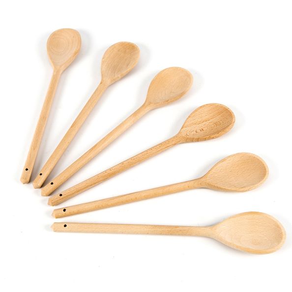 Wooden Mixing Spoons 6pk | Creative Activity