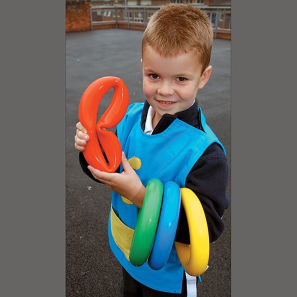 Plastic Squidgy Ring Set 4pk | Creative Activity