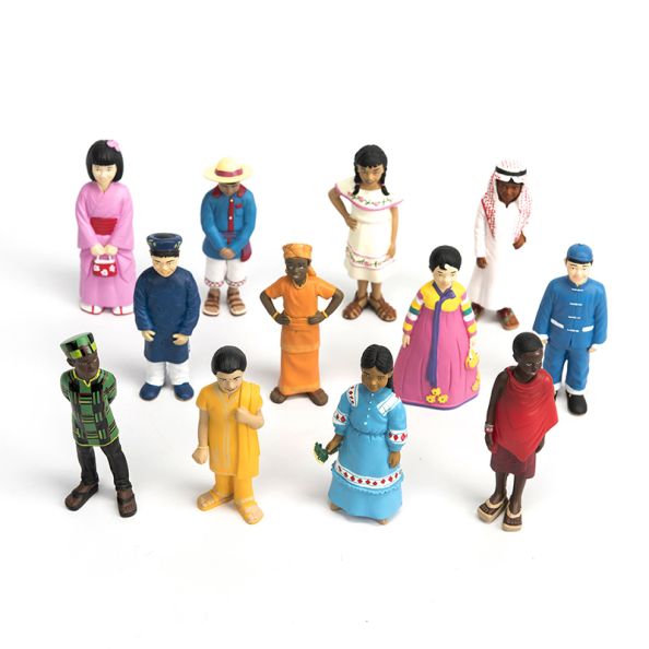 Small World Plastic Multicultural Figures | Creative Activity