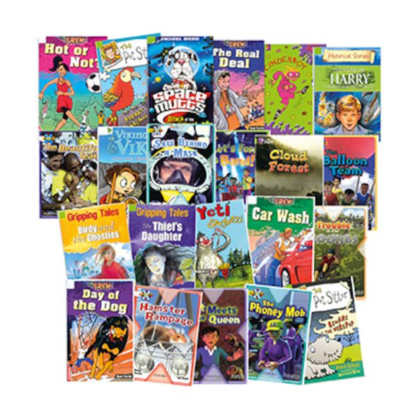 White/Lime Band Book Packs | Creative Activity