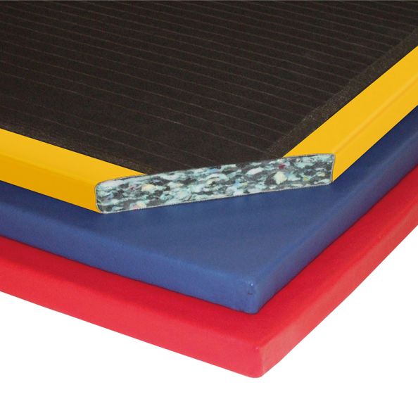 Crash Mats - Chipfoam 6' x 4' x 1" (Green) | Creative Activity
