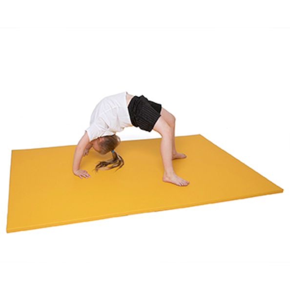 Super Blend Gym Mats Yellow H1.25in x W4ft x L6ft