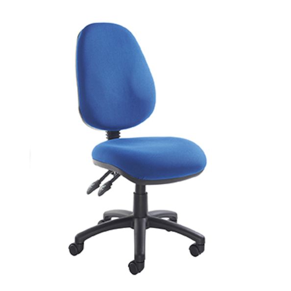 Vantage Swivel Desk Chairs Blue Fixed Arms | Creative Activity