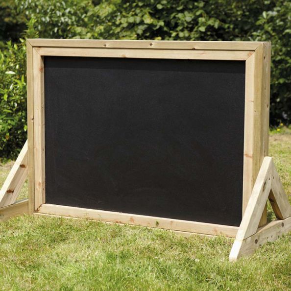 Outdoor Wheely Wooden Chalkboard | Creative Activity