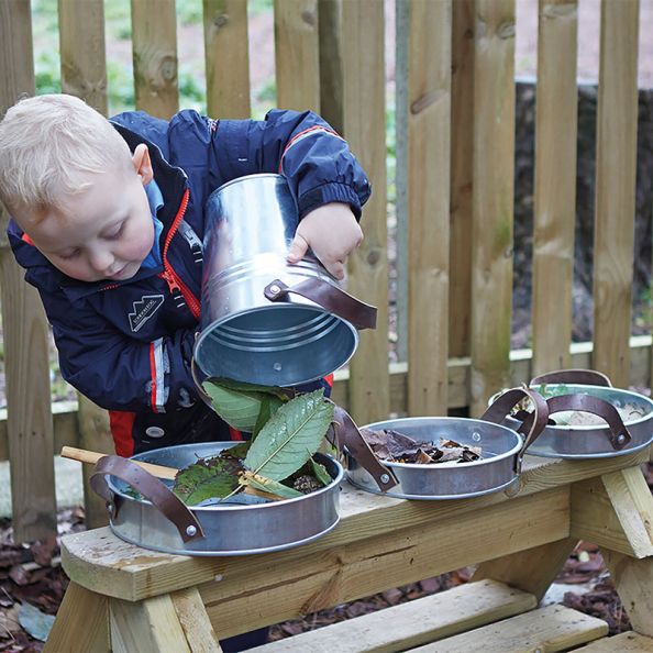 Metal Buckets and Pans 4pcs | Creative Activity
