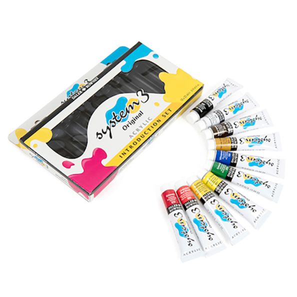 System3 Introduction Set 22ml tubes - pack of 10 | Creative Activity