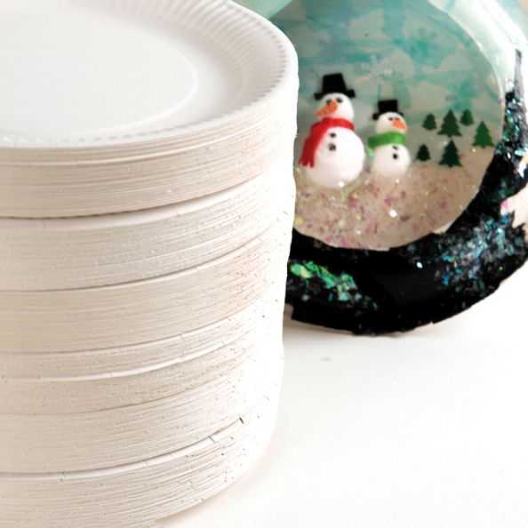 White Paper Plates Bulk Packs | Creative Activity