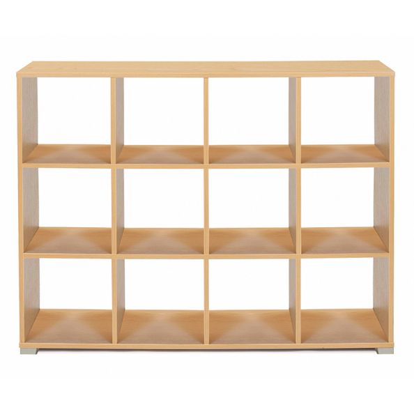 Bubblegum Open Shelving Storage Cubes 6 Ash Horizontal | Creative Activity