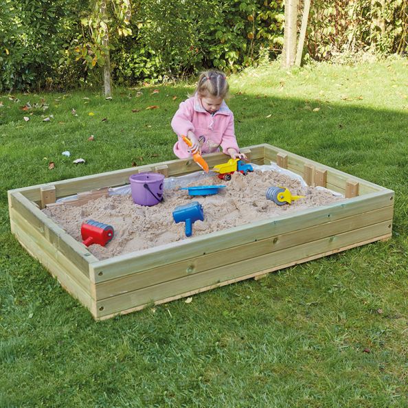 Small World Wooden Sandbox | Creative Activity
