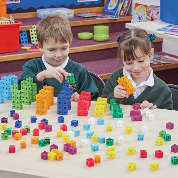 Number Frames Plastic Snap Cubes 1000pcs | Creative Activity