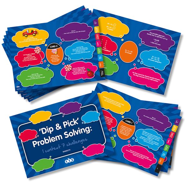 Dip and Pick Maths Problem Solving Cards Year 2 | Creative Activity