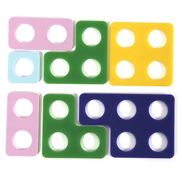 Desktop Silicone Number Frames 80pcs | Creative Activity