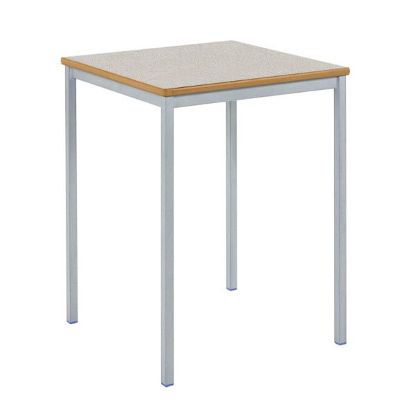Welded Black Frame Square Tables 60x60cm H640mm Ail Grey Top | Creative Activity