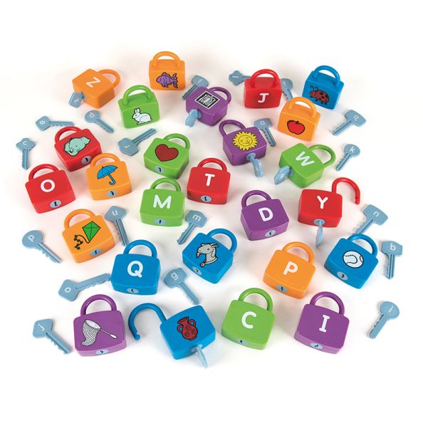 Learning Locks Padlock and Keys Matching Numbers 1-20 | Creative Activity