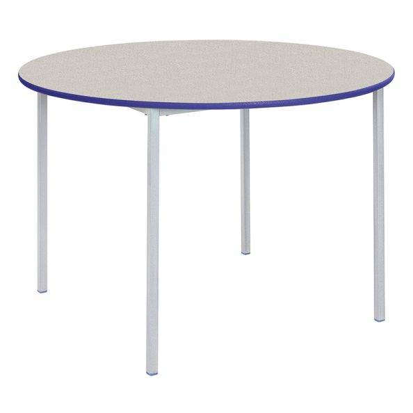 Fully Welded Table Coloured Edge Circular | Creative Activity